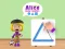 Jwèt World of Alice Draw Shapes sou entènèt