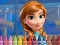 Jwèt Anna Frozen Coloring sou entènèt