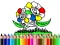 Jwèt Back to School: Flowers Coloring sou entènèt