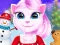 Jwèt Cat Girl Christmas Decor Game sou entènèt