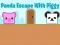 Jwèt Panda Escape With Piggy sou entènèt