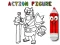 Jwèt Back To School: Action Figure Coloring sou entènèt