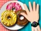 Jwèt Donut Challenge sou entènèt