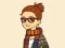 Jwèt Hipster Girl sou entènèt