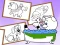 Jwèt Cartoon Coloring for Kids Animals sou entènèt