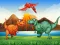 Jwèt Colorful Dinosaurs Match 3 sou entènèt