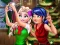 Jwèt Ladybug And Elsa Xmas Selfie sou entènèt