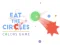 Jwèt Eat the circles Colors Game sou entènèt