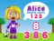 Jwèt World of Alice Numbers Shapes sou entènèt