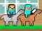 Jwèt Noob vs Pro HorseCraft sou entènèt