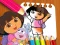 Jwèt Dora the Explorer the Coloring Book sou entènèt