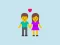 Jwèt Love match Compatibility test sou entènèt