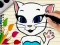 Jwèt Talking Angela Coloring Book sou entènèt