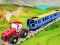 Jwèt Chain Tractor Train Towing Game 3D sou entènèt