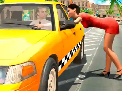 Jwèt Crazy Taxi Simulator sou entènèt