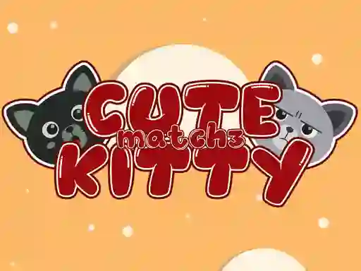 Jwèt Cute Kitty Match 3 sou entènèt