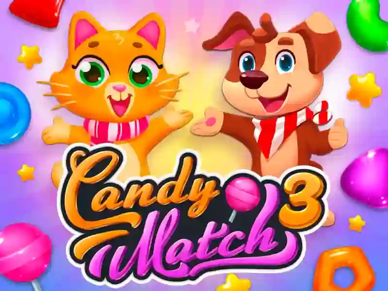 Jwèt Candy Match 3 sou entènèt