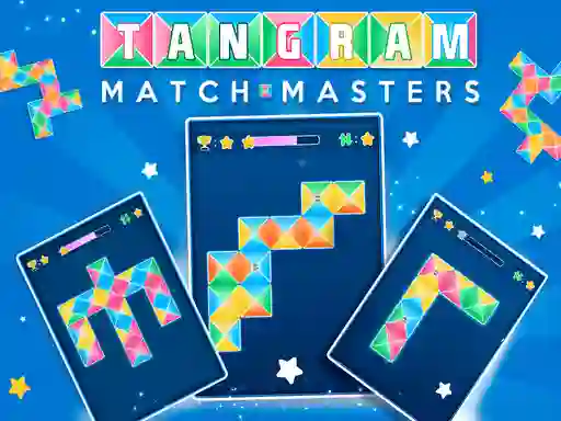 Jwèt Tangram Match Masters sou entènèt