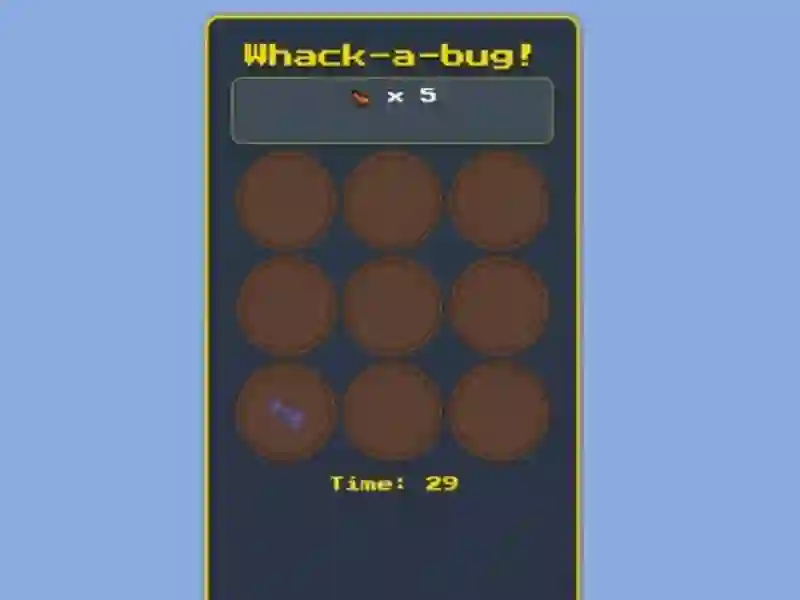 Jwèt Whack A Bug Challenge sou entènèt