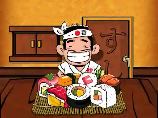 Jwèt Sushi Matching sou entènèt
