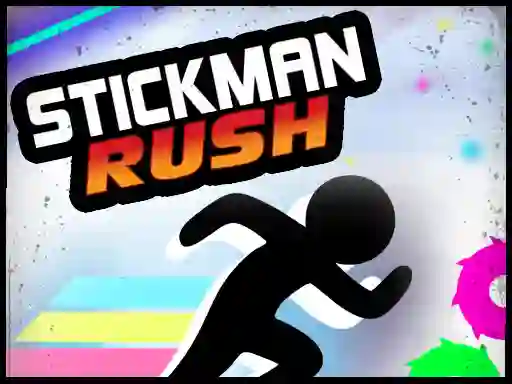 Jwèt Stickman Rush sou entènèt