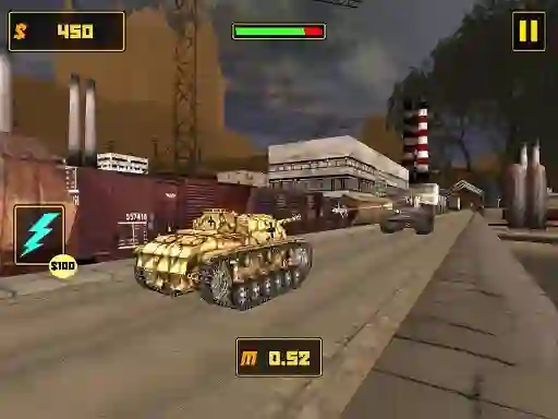 Jwèt War Machines: Tank Battle sou entènèt