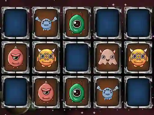 Jwèt Aliens Memory Game sou entènèt