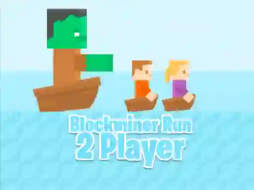 Jwèt Blockminer Run  2 player sou entènèt