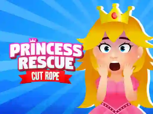 Jwèt Princess Rescue Cut Rope sou entènèt