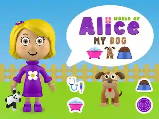 Jwèt World of Alice My Dog sou entènèt