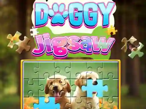 Jwèt Doggy Jigsaw sou entènèt