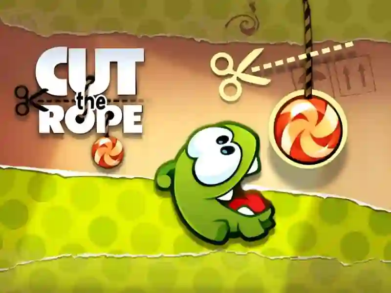 Jwèt Cut the rope sou entènèt