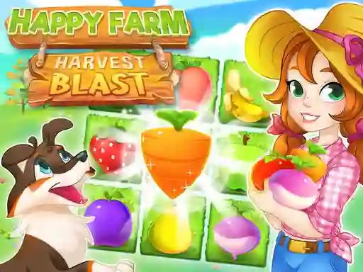 Jwèt Happy Farm Harvest Blast sou entènèt