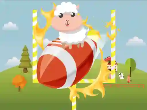 Jwèt Animals Rugby Flick sou entènèt