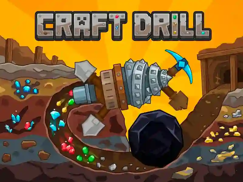Jwèt Craft Drill sou entènèt