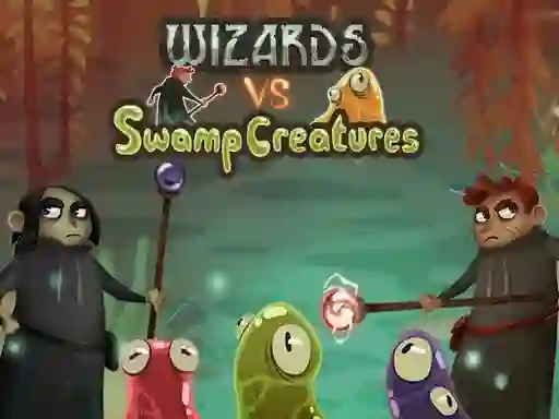 Jwèt Wizards vs swamp creatures sou entènèt