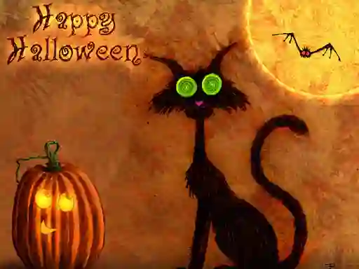 Jwèt Happy Halloween 2020 Puzzle sou entènèt