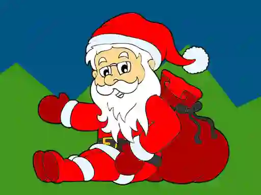 Jwèt Santa Claus Coloring Book sou entènèt