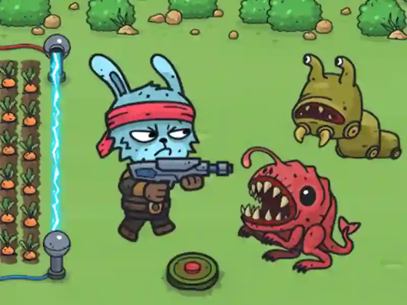 Jwèt Farm Defense sou entènèt