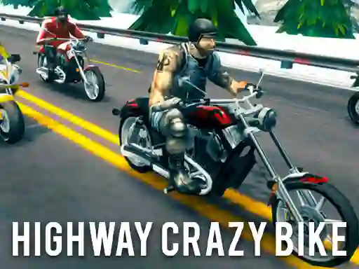 Jwèt Highway Crazy Bike sou entènèt