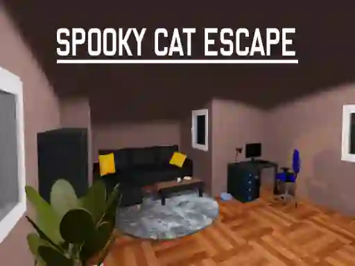Jwèt Spooky Cat Escape sou entènèt