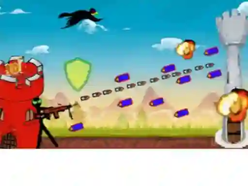 Jwèt Castle Blaster 2D! sou entènèt