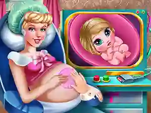 Jwèt Cinderella Pregnant Check-Up sou entènèt