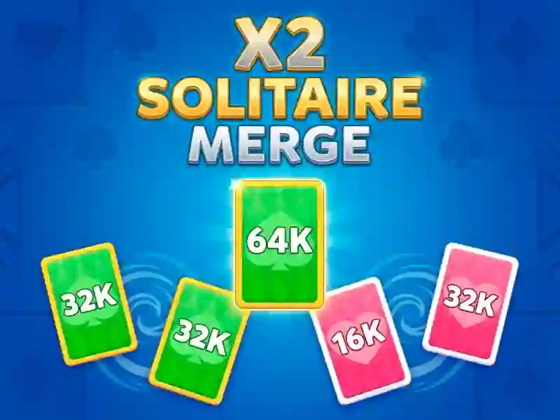 Jwèt X2 Solitaire Merge sou entènèt