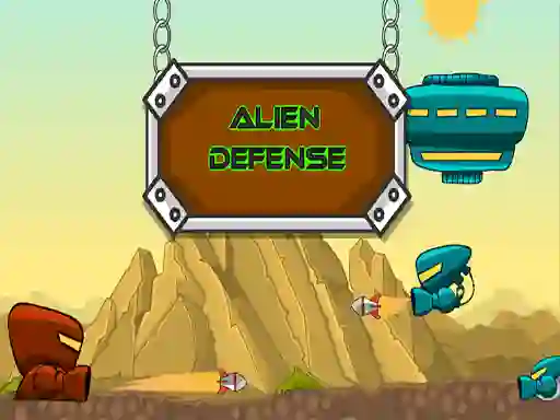 Jwèt Alien Defense sou entènèt