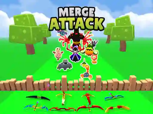 Jwèt Merge Monster Attack sou entènèt