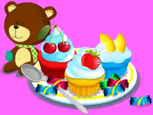 Jwèt Cooking Colorful Cupcakes sou entènèt