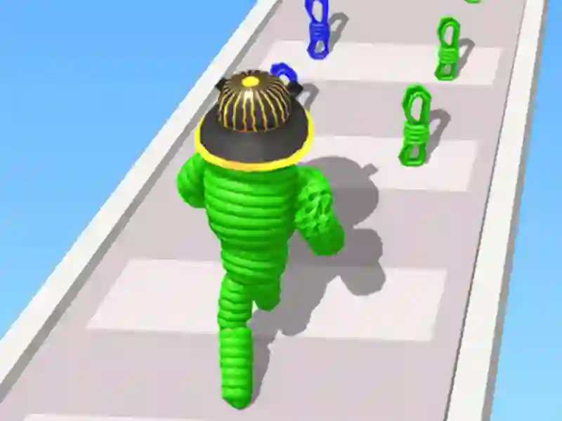 Jwèt Rope-Man Run 3D sou entènèt