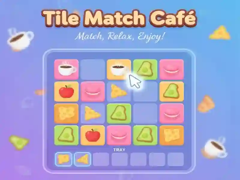 Jwèt Tile Match Cafe sou entènèt