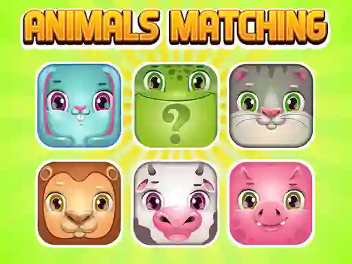 Jwèt Animals Memory Matching sou entènèt